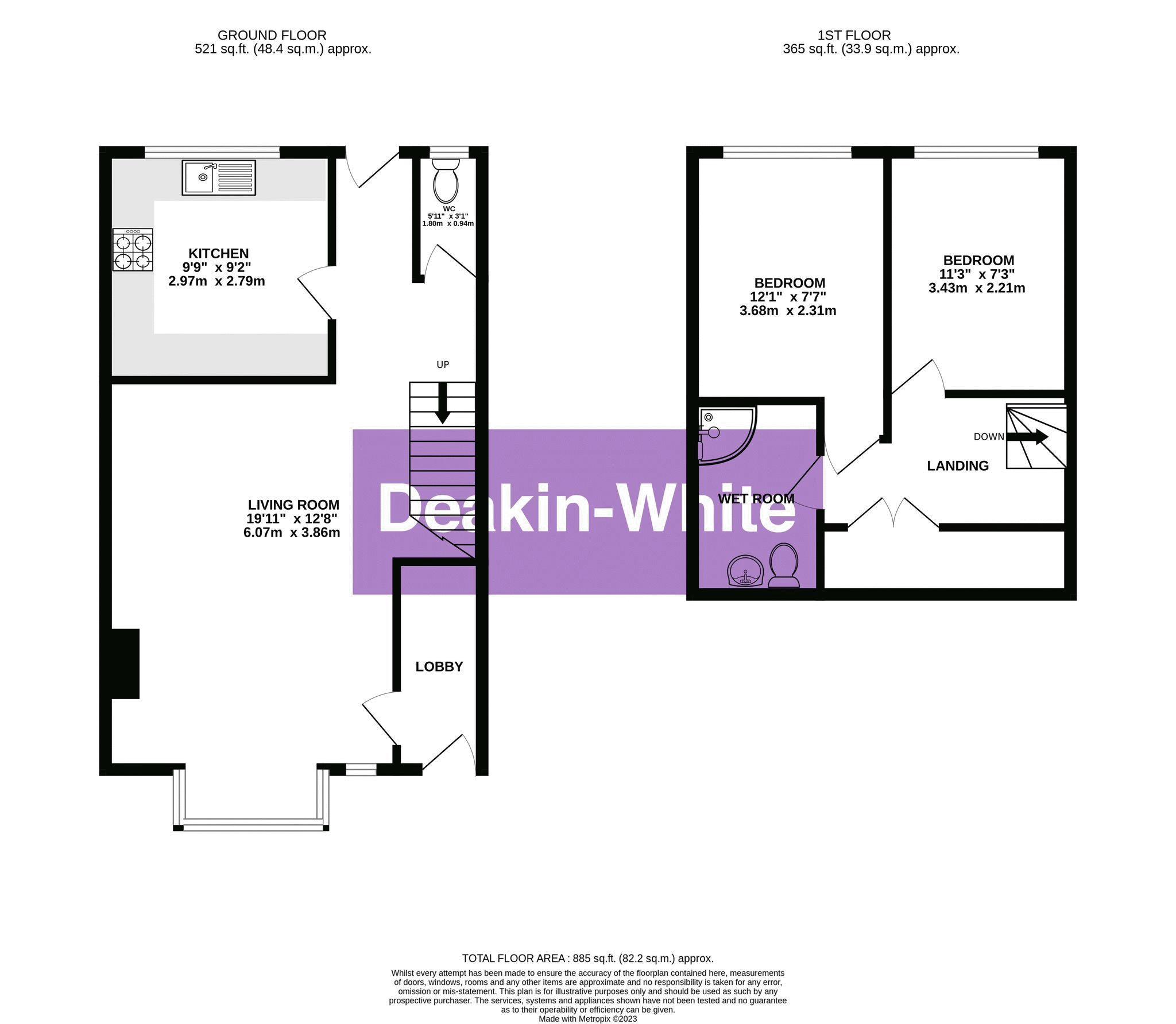 72, Station Road, Woburn Sands floorplan