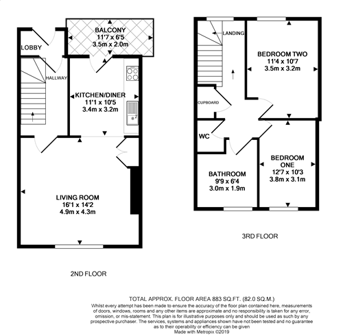 2 Bedrooms Maisonette to rent in Donkey Mews, Hove BN3