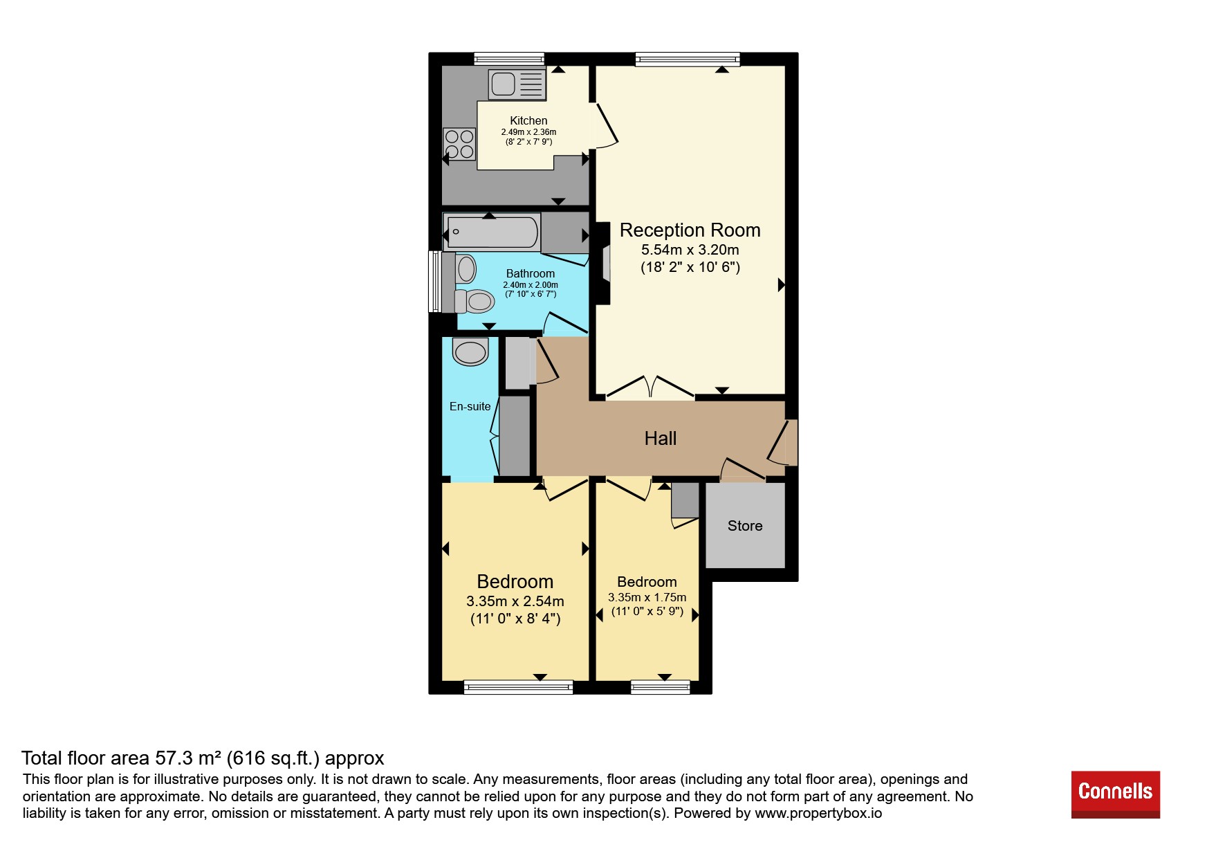Hanover Walk, Hatfield floorplan