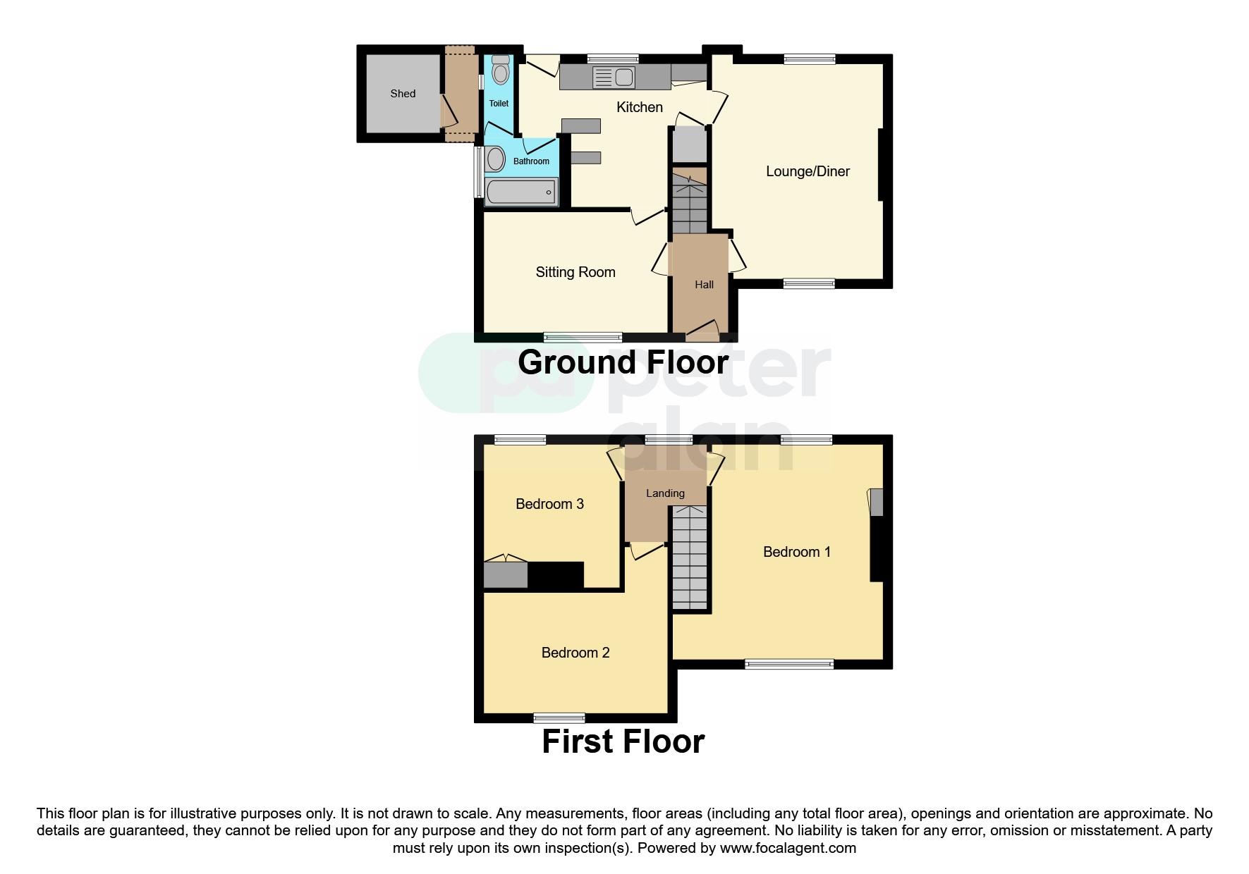 1, Treneol, Aberdare floorplan