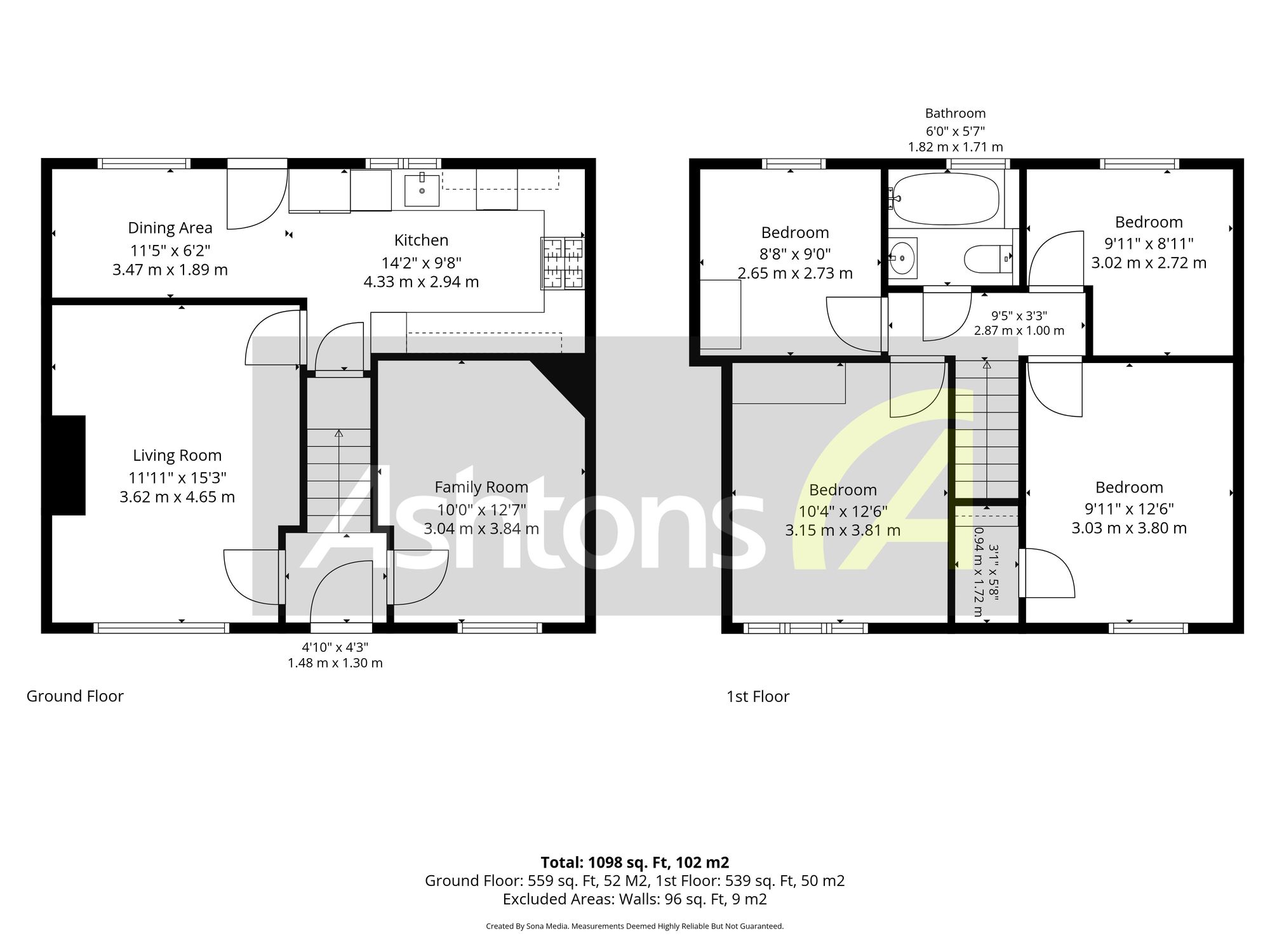 18 Lilac Avenue, Widnes floorplan