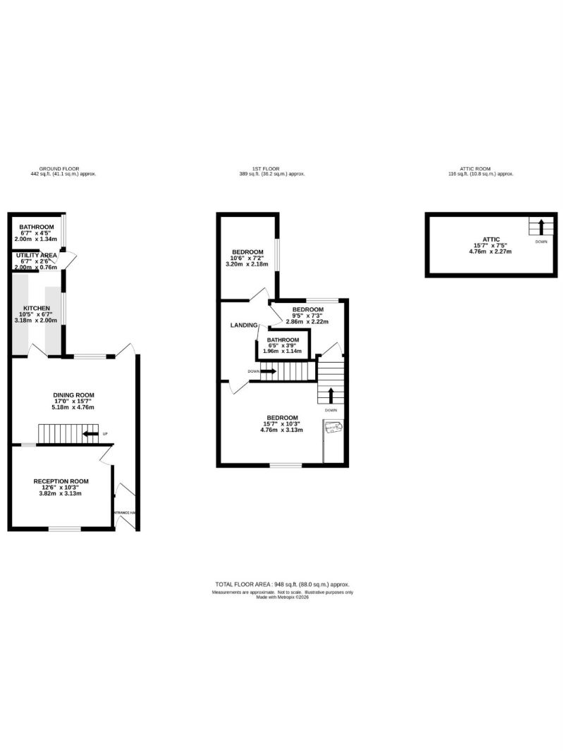 Station Lane, Harwich floorplan
