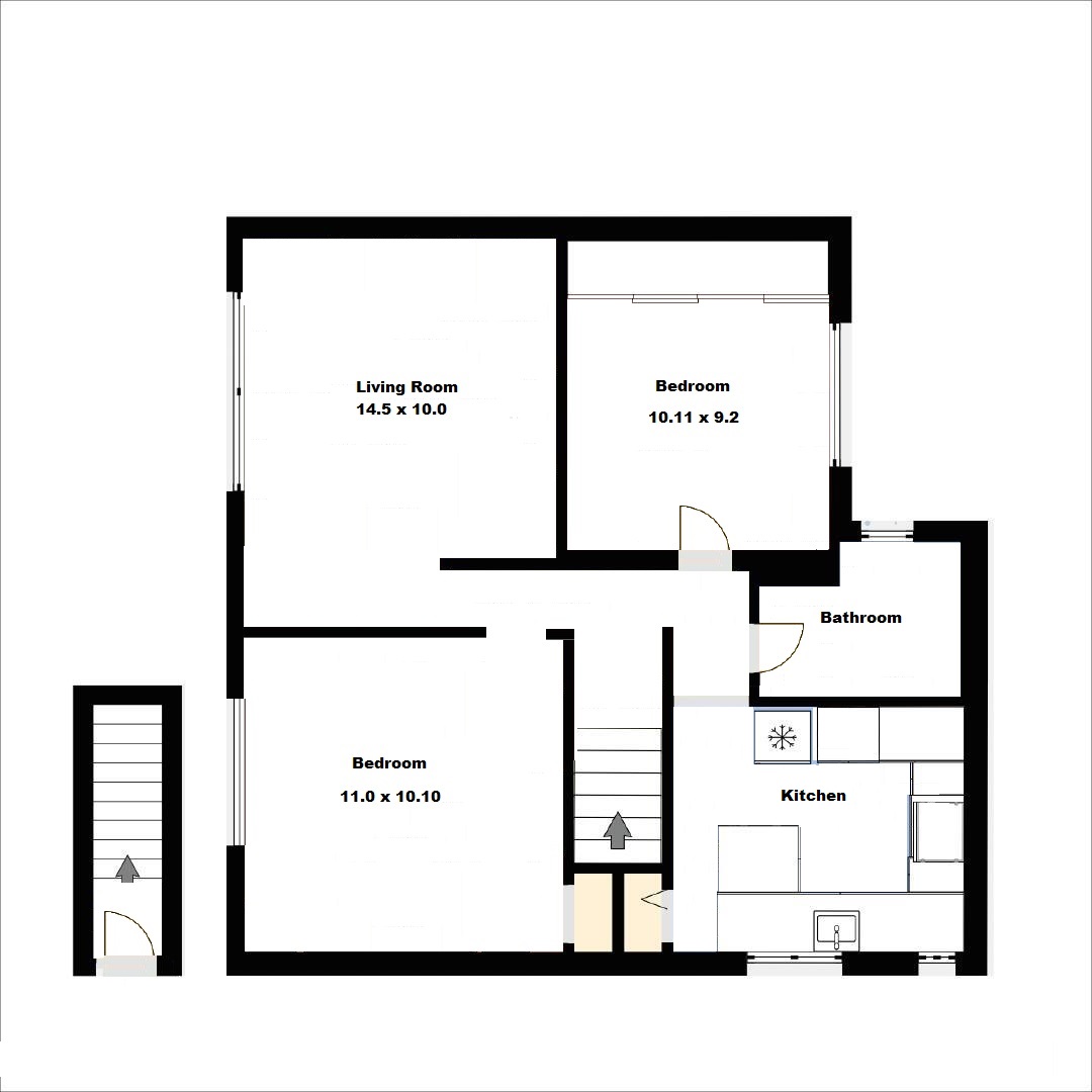 86A, Somerford Road, Dorset floorplan