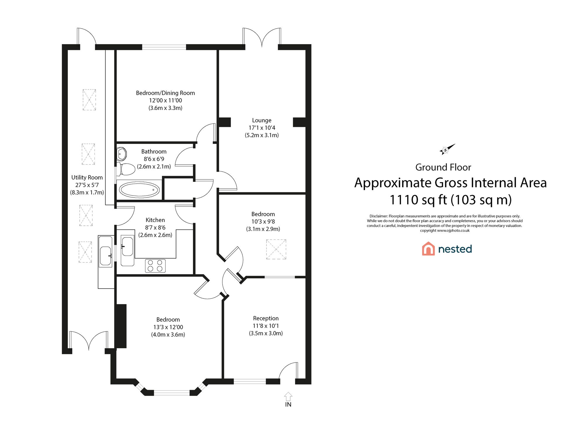 41 Fourth Avenue, Chelmsford floorplan