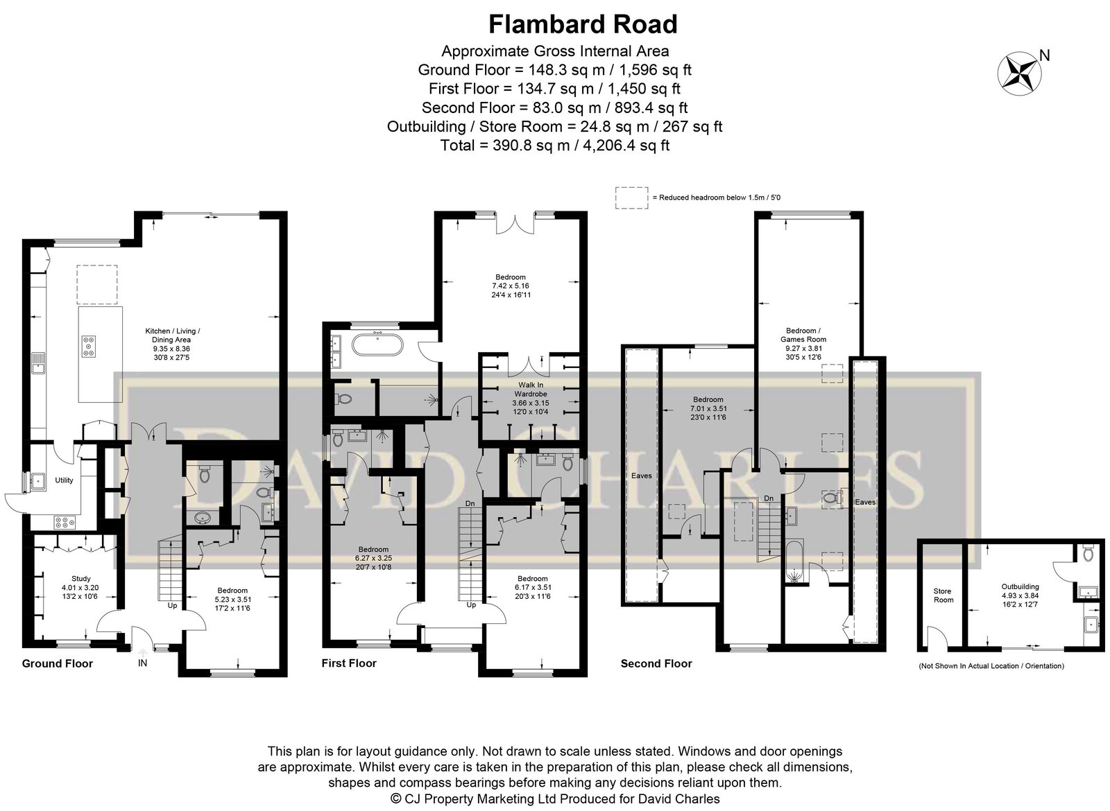 23b, Flambard Road, Harrow floorplan