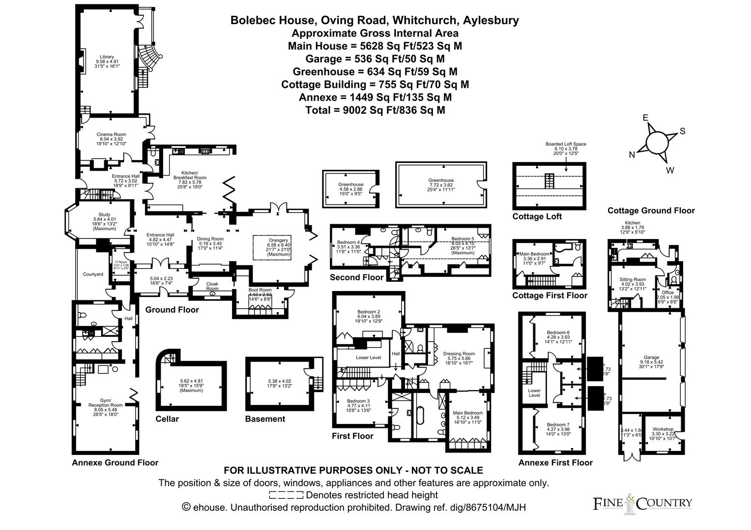 Bolebec House, Oving Road, Whitchurch floorplan