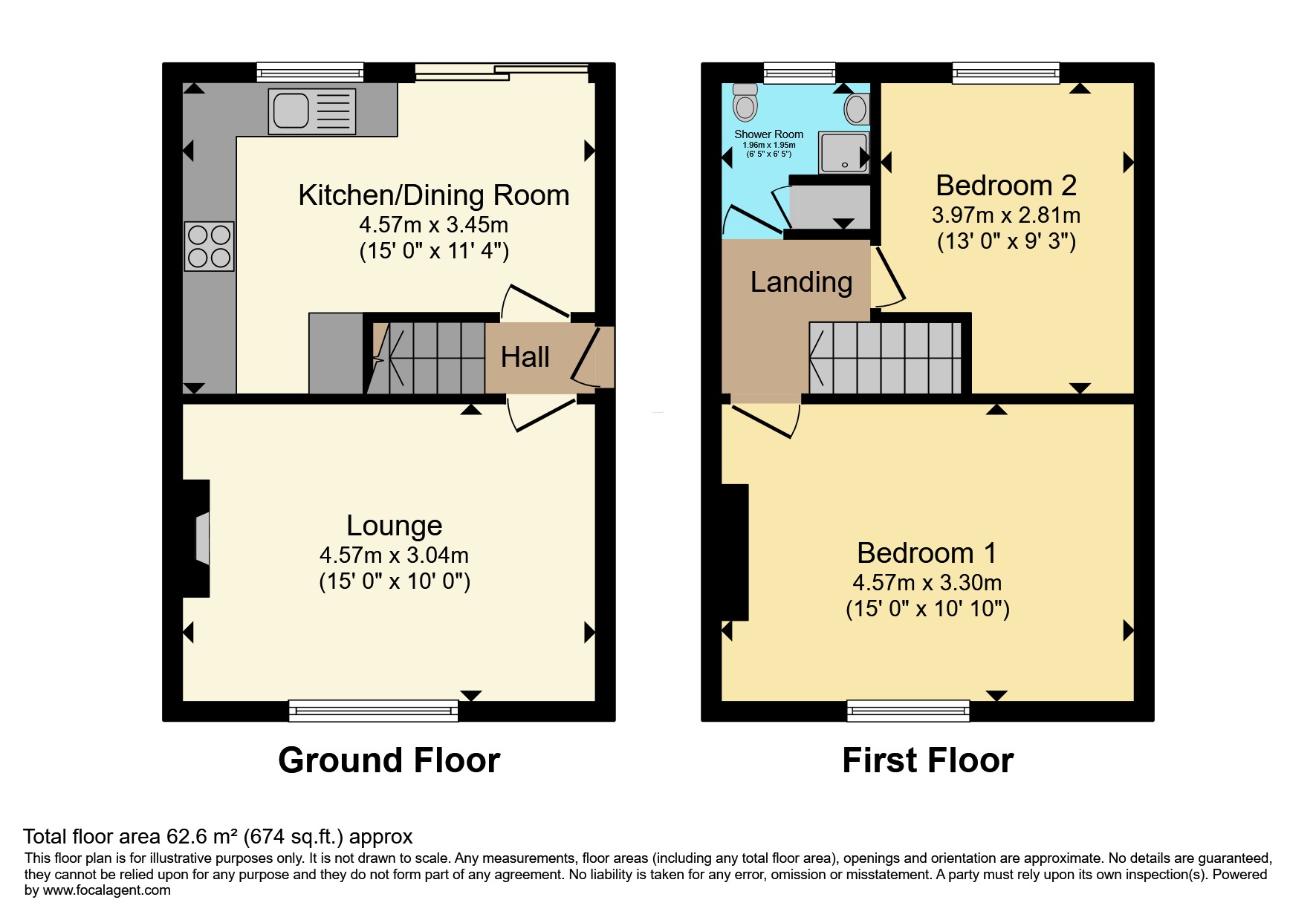 Willow Street, Bury floorplan