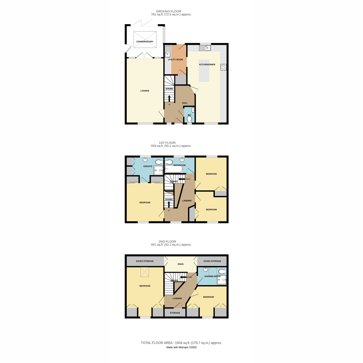 47, Temple Way, Rayleigh floorplan