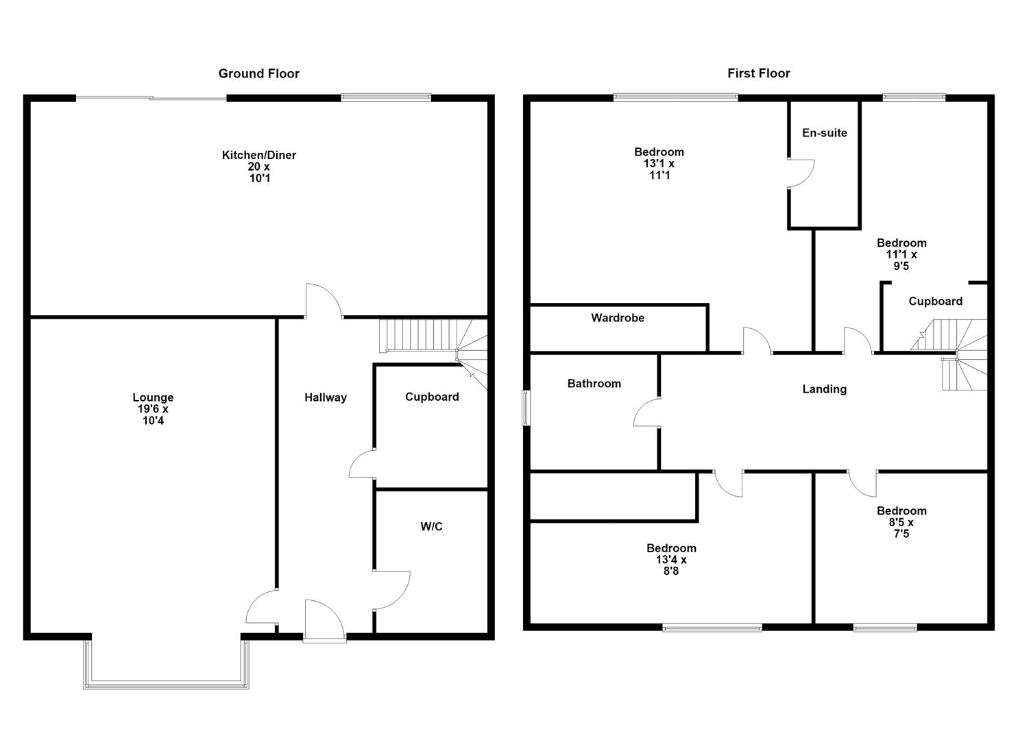 78, Orchard Way, Chelmsford floorplan