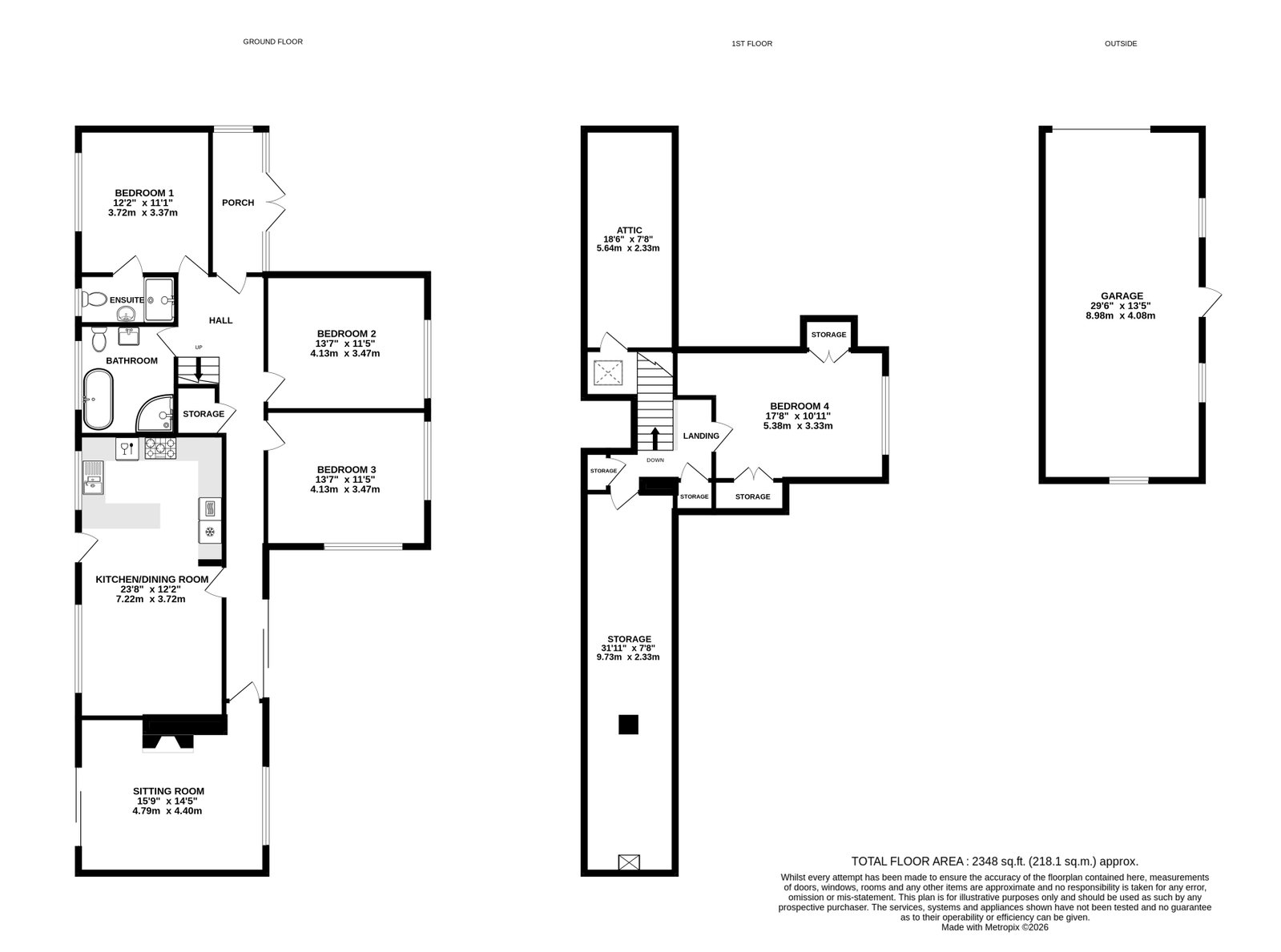 St Andrews, Munstone Road, Hereford floorplan