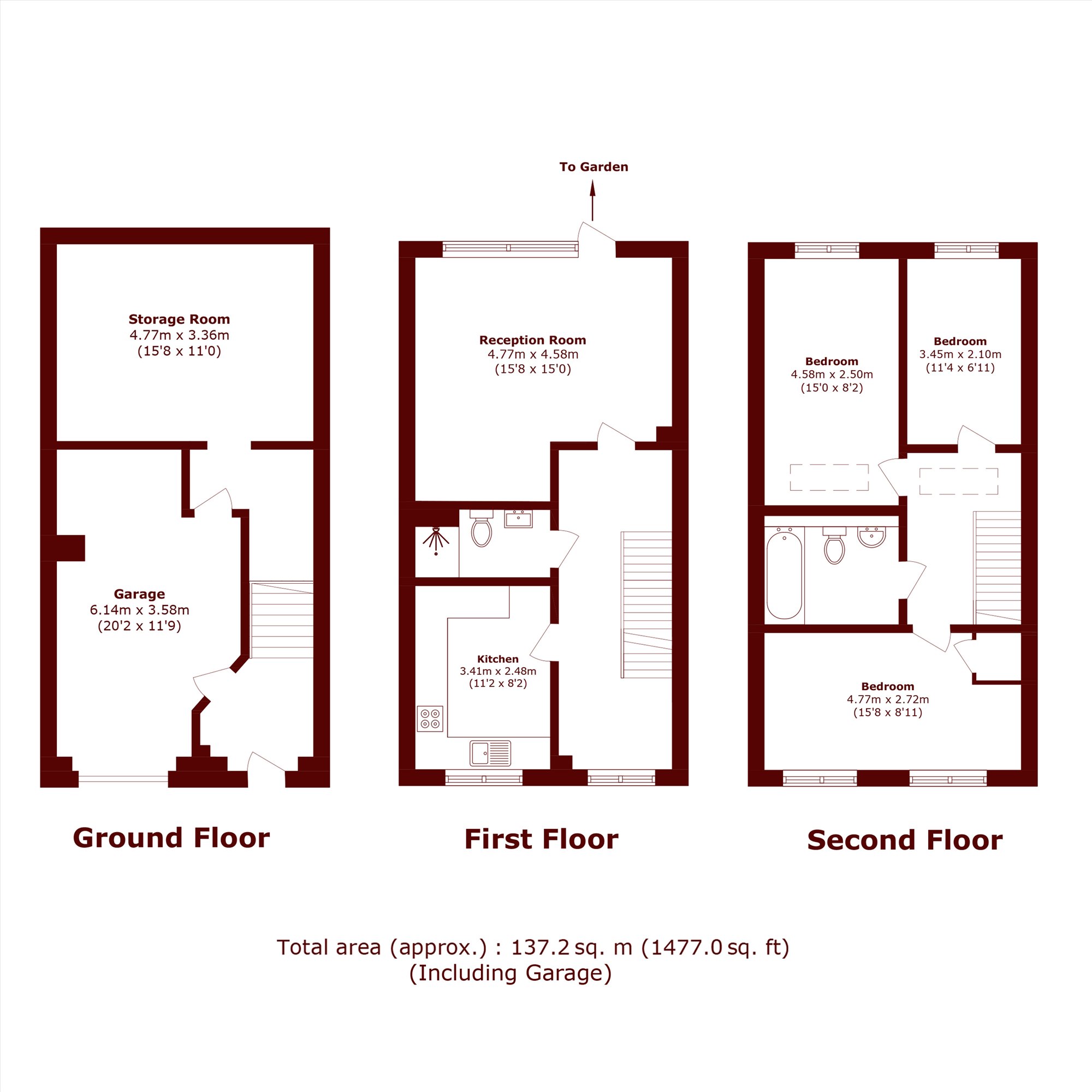 1, Empire Close, London floorplan