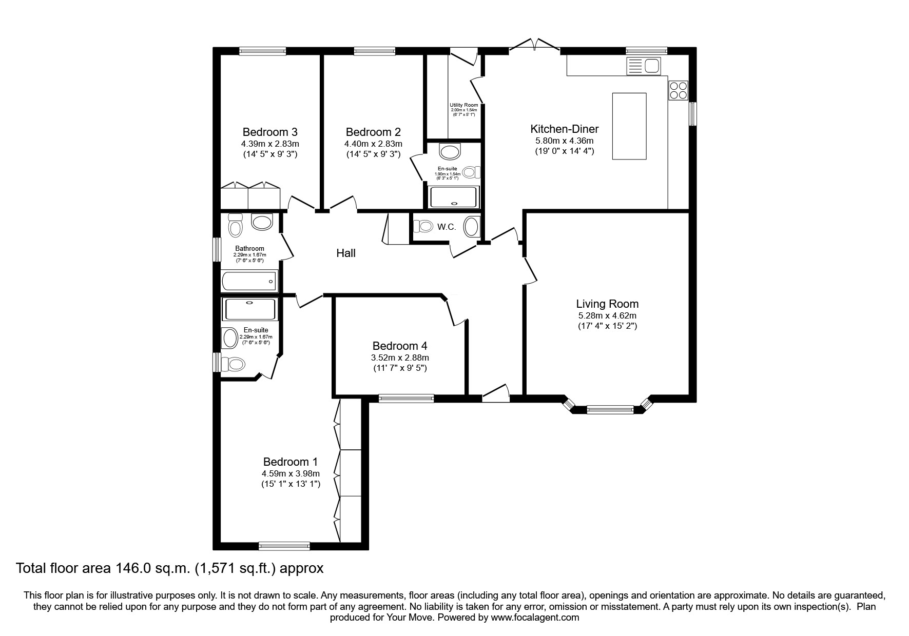 1, The Crofts, Lincoln floorplan