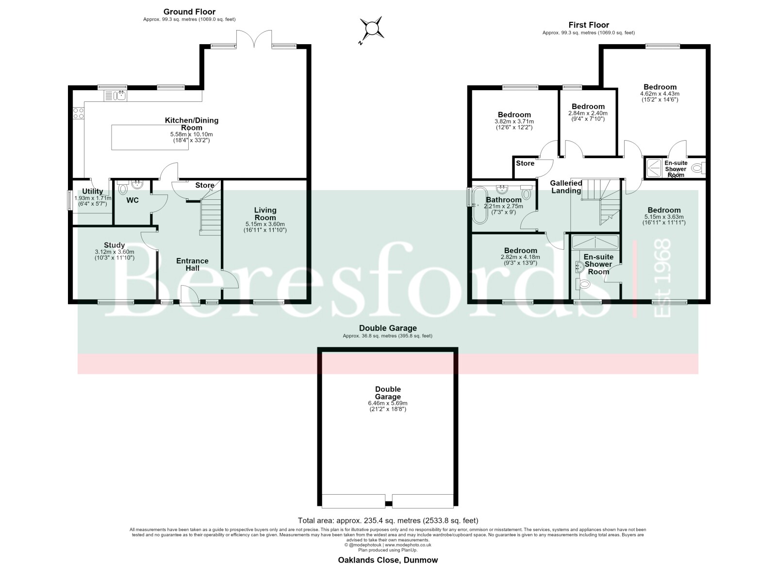 4, Oaklands Close, Essex floorplan