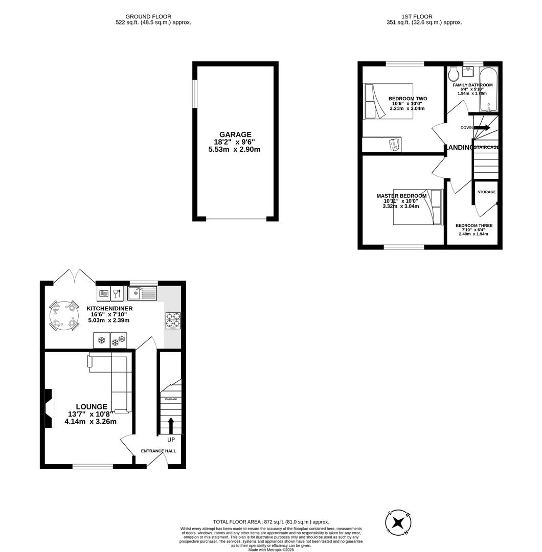 17, Waterfield Avenue, Darwen floorplan