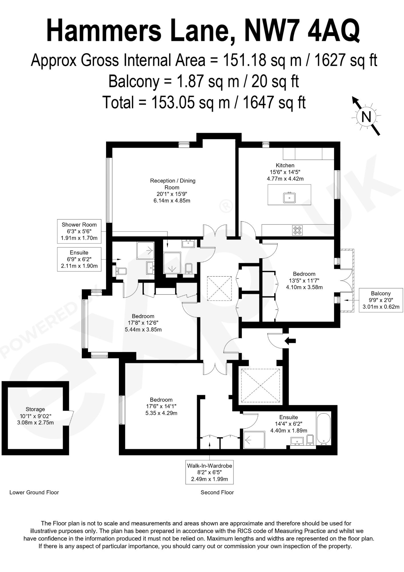 Eltham House,3, Hammers Lane, London floorplan