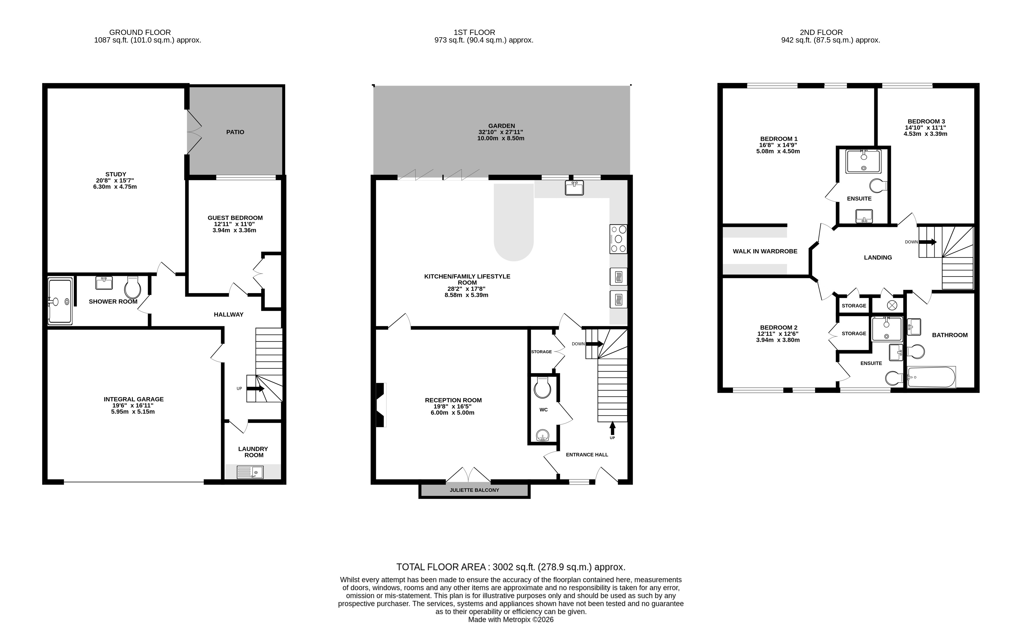 2, Wootton Close, Hertfordshire floorplan