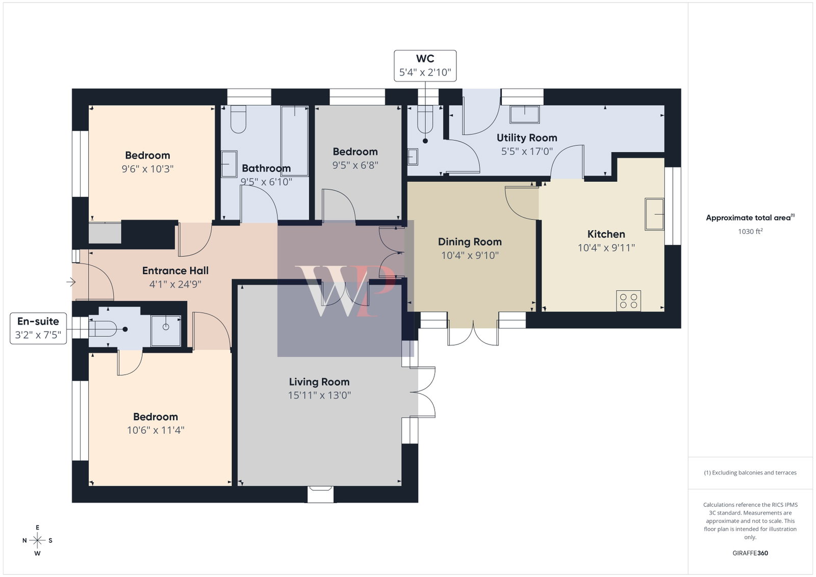 The Pantiles, Harleston Road, Diss floorplan