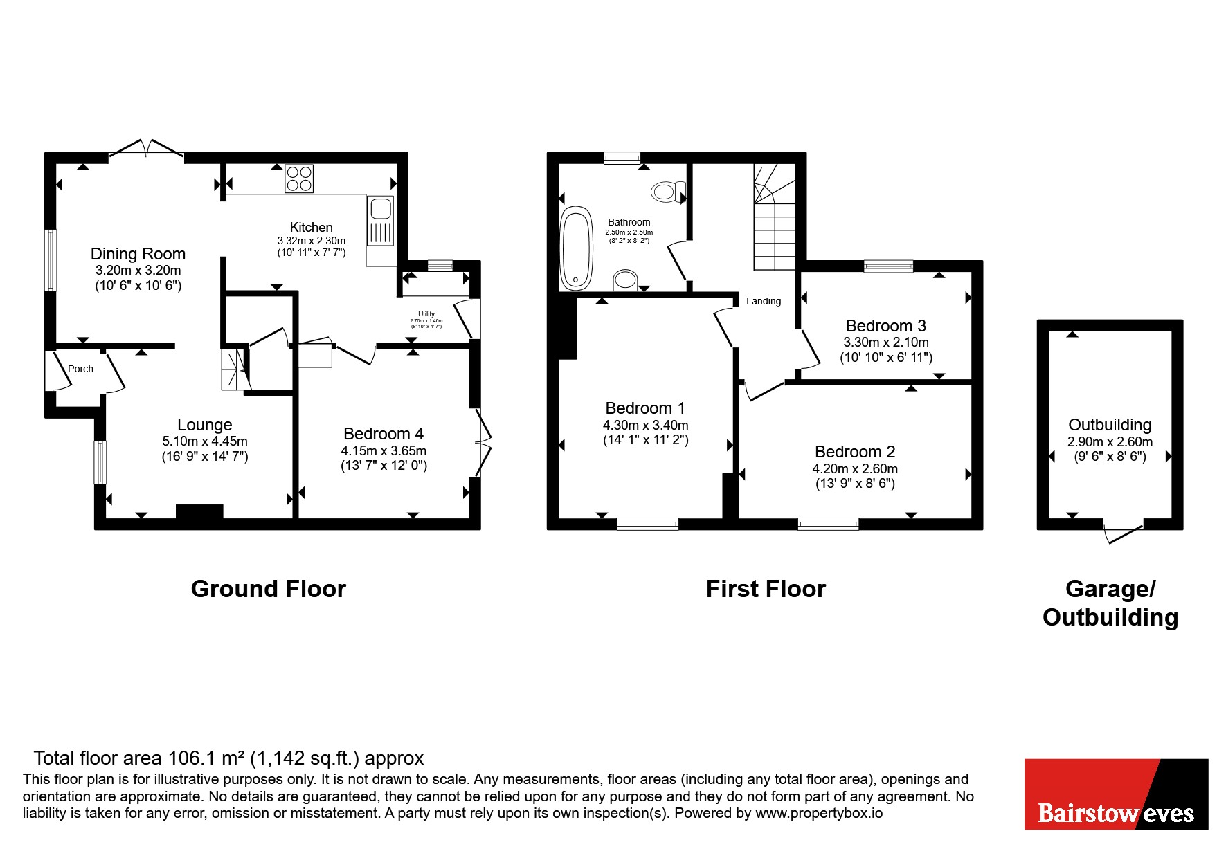 1, Browning Avenue, Essex floorplan