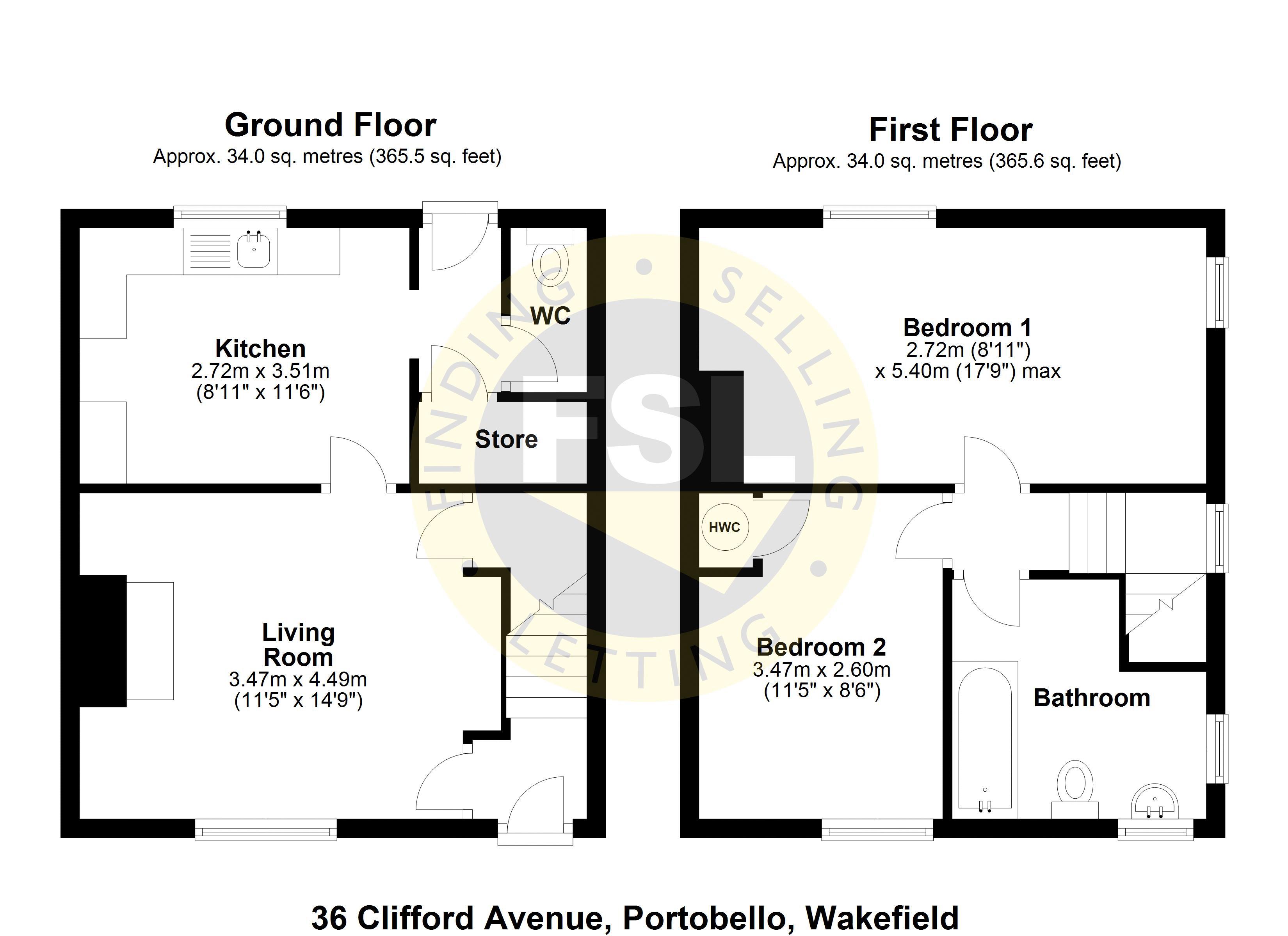 2 bed terraced house for sale in Clifford Avenue, Sandal, Wakefield WF2
