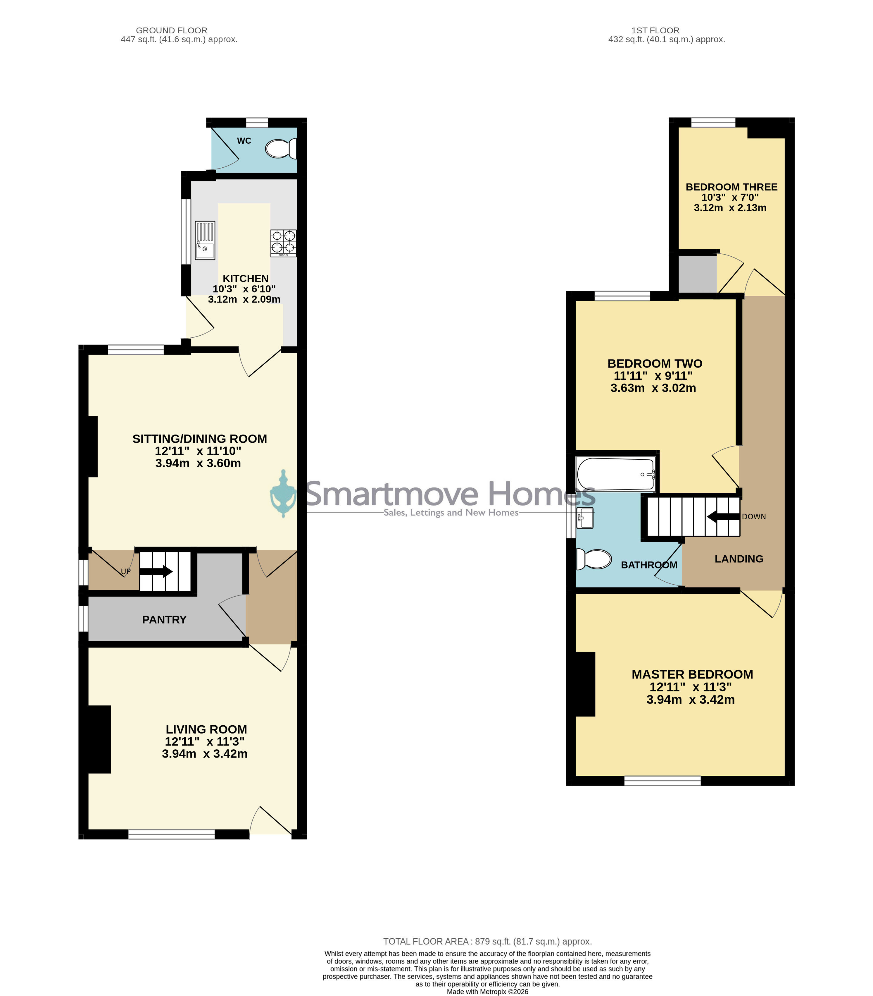 75, Quarry Road, Alfreton floorplan