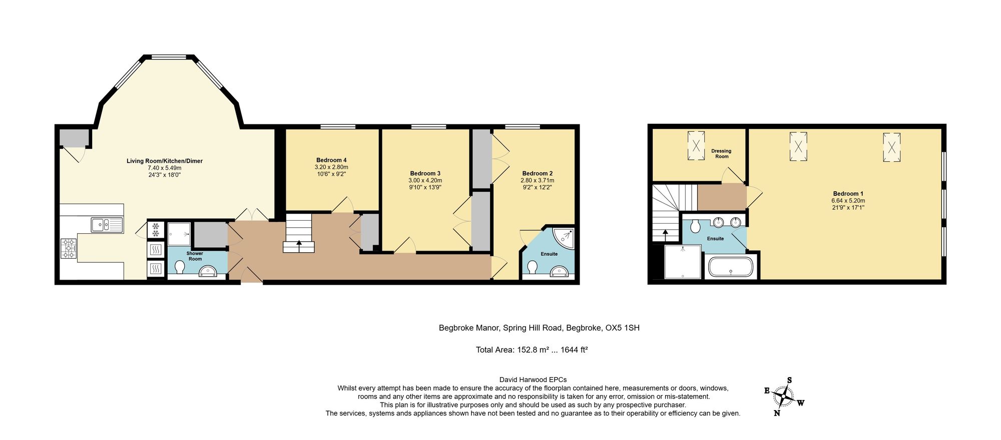 Flat 7, Begbroke Manor Spring Hill Road, Kidlington floorplan