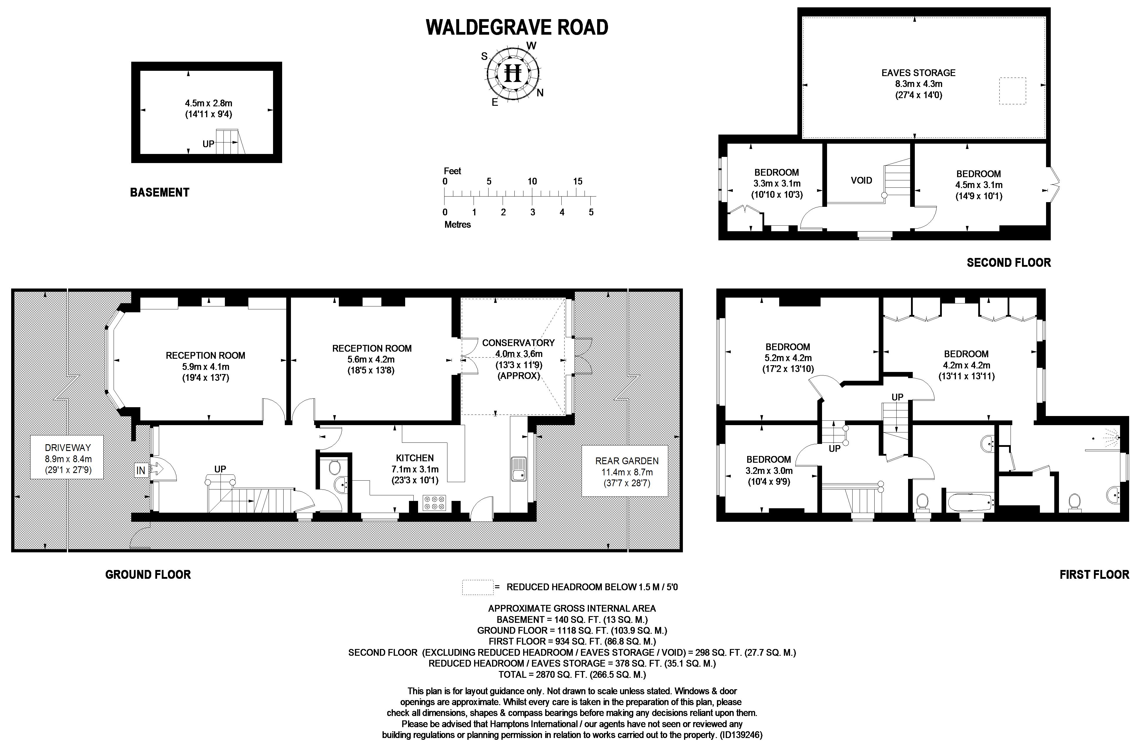 5 Bedrooms Semi-detached house to rent in Waldegrave Road, Twickenham TW1