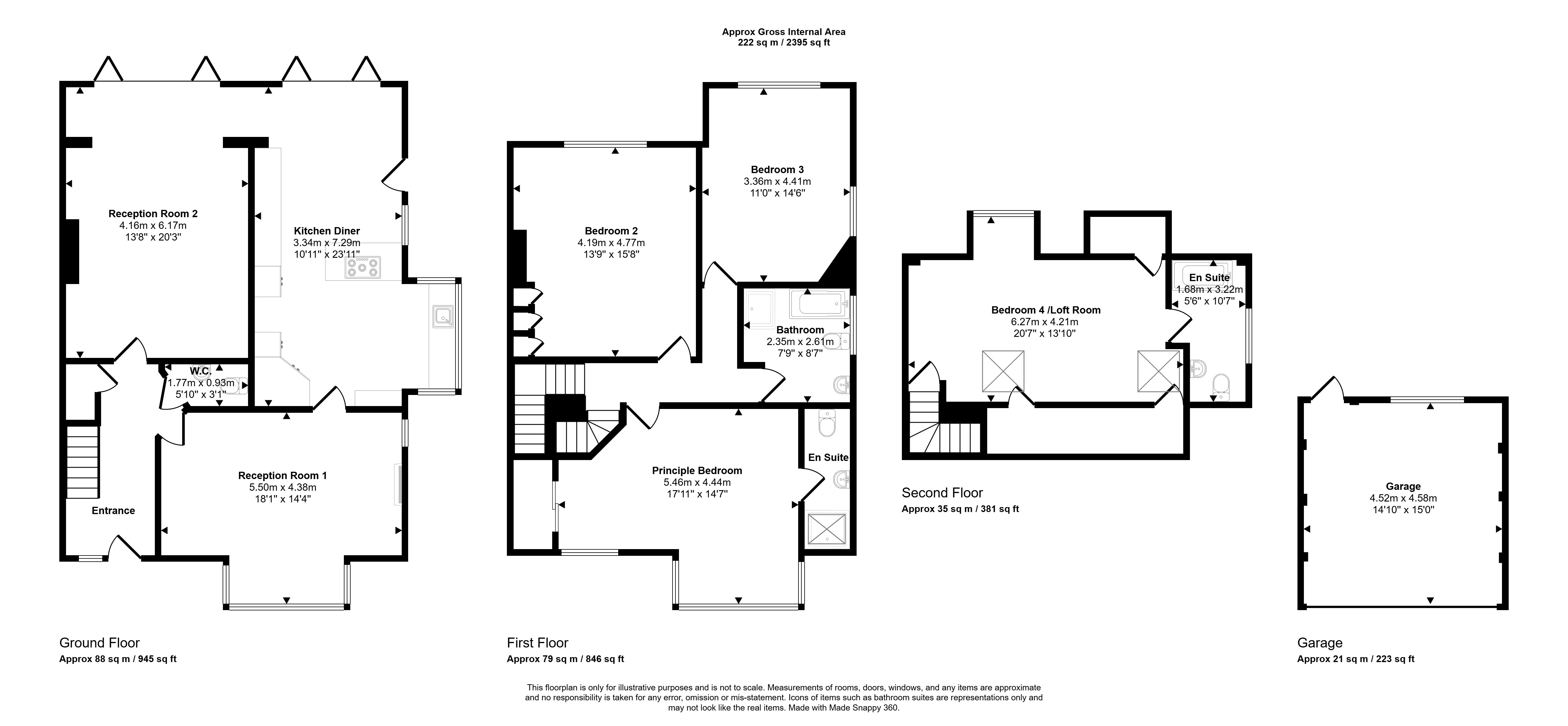 24, Furze Lane, Purley floorplan