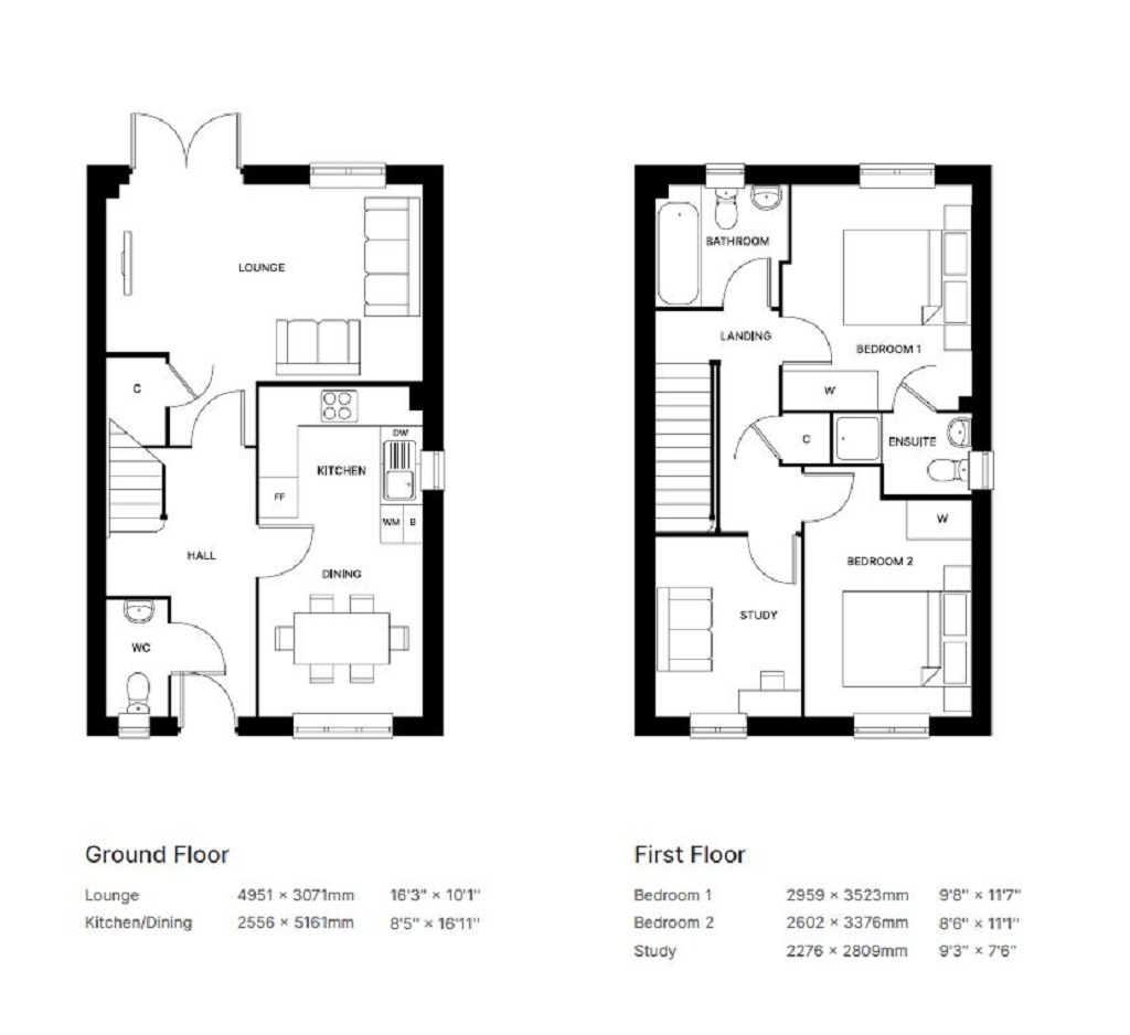 Plot 2, Chestnut Grove, Sittingbourne floorplan