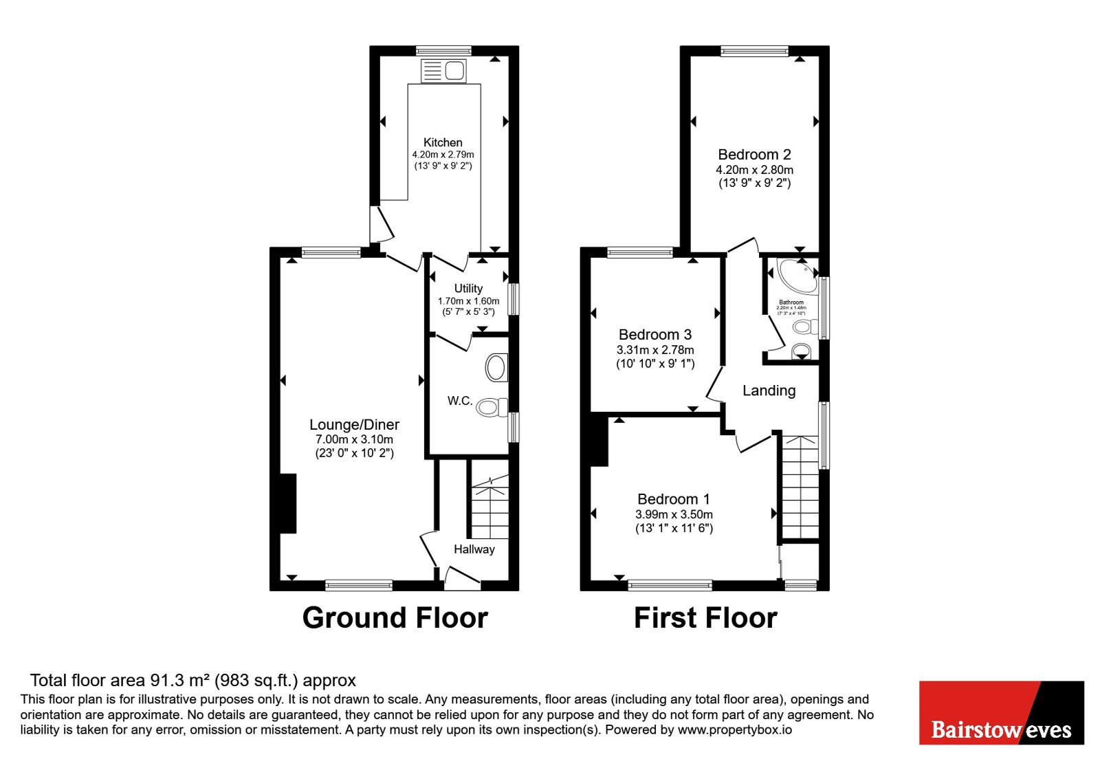 118, Longford Road, Staffordshire floorplan