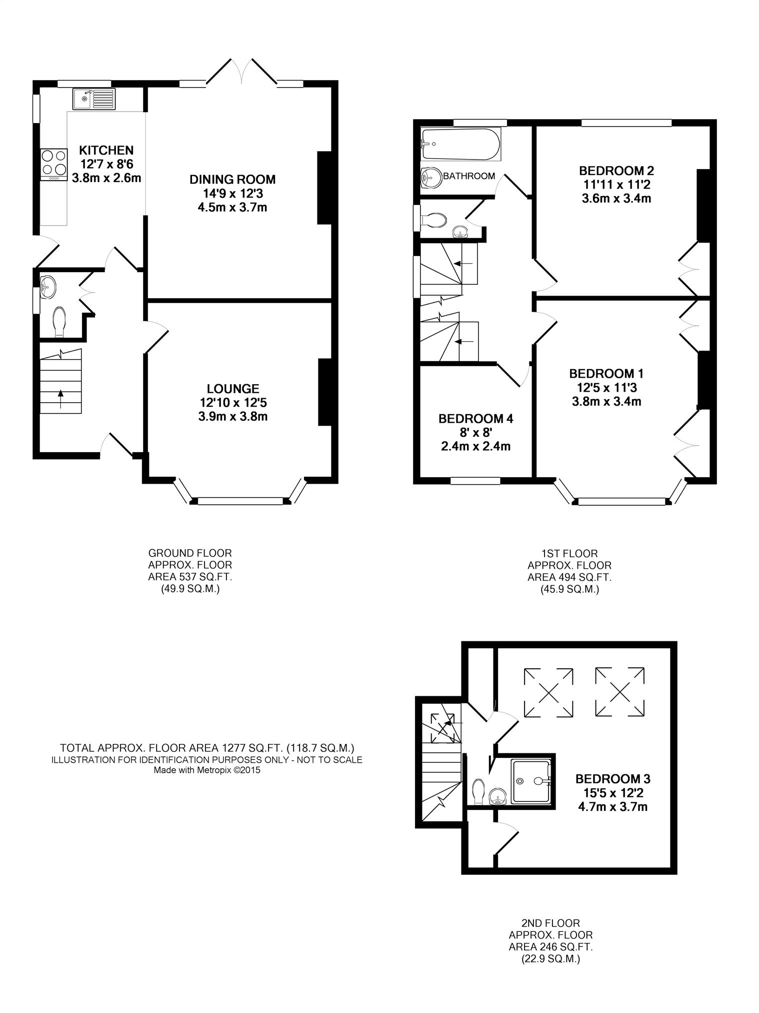 133, Tadcaster Road, York floorplan