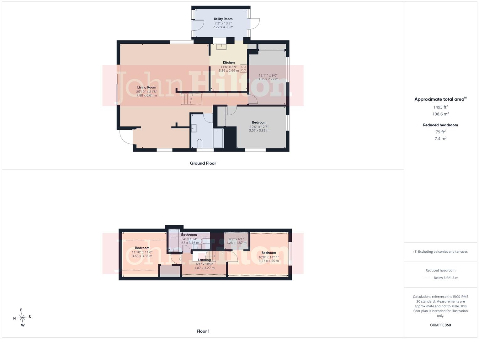 16, Coombe Rise, Brighton floorplan