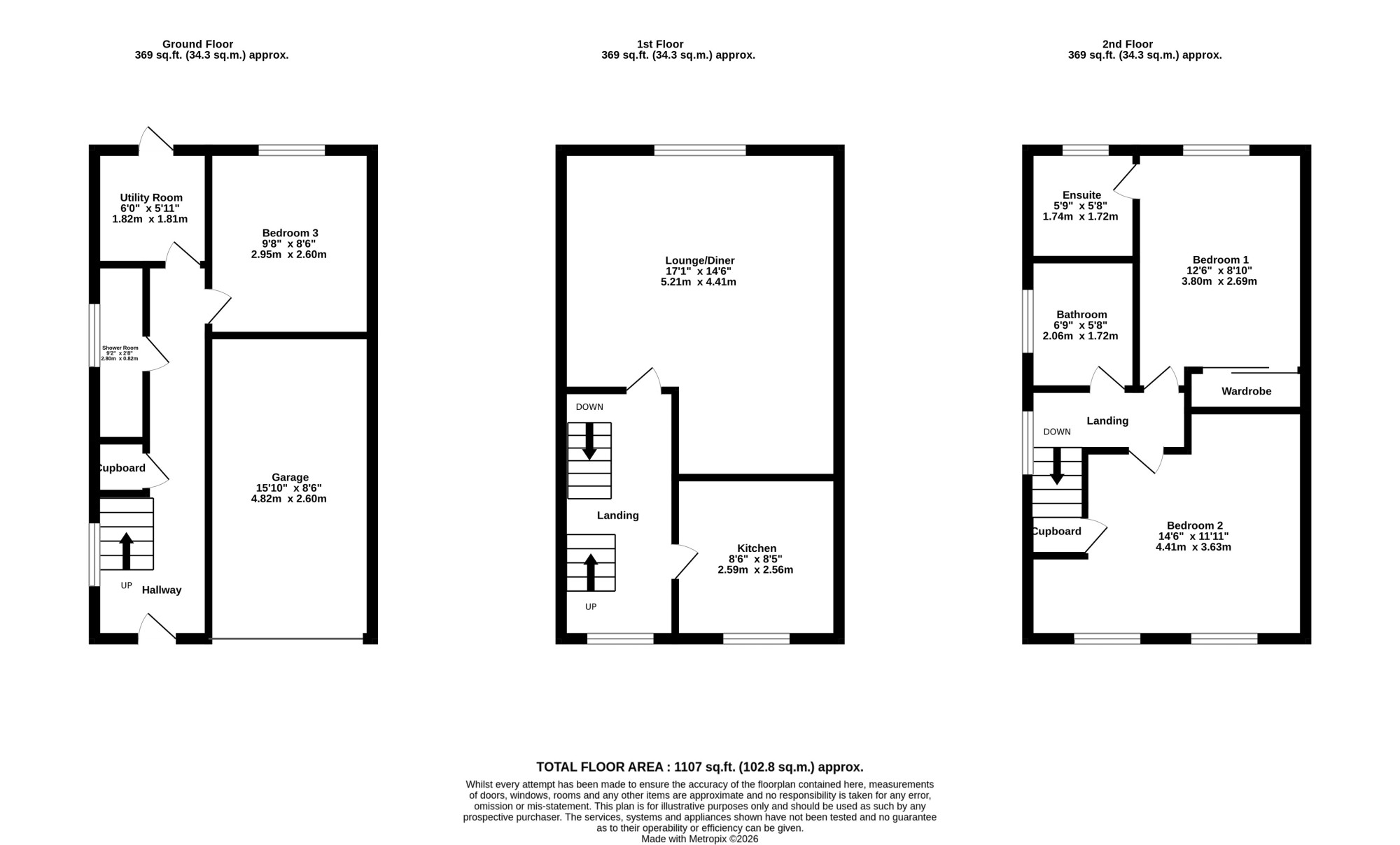 61, Montana Gardens, Sydenham floorplan
