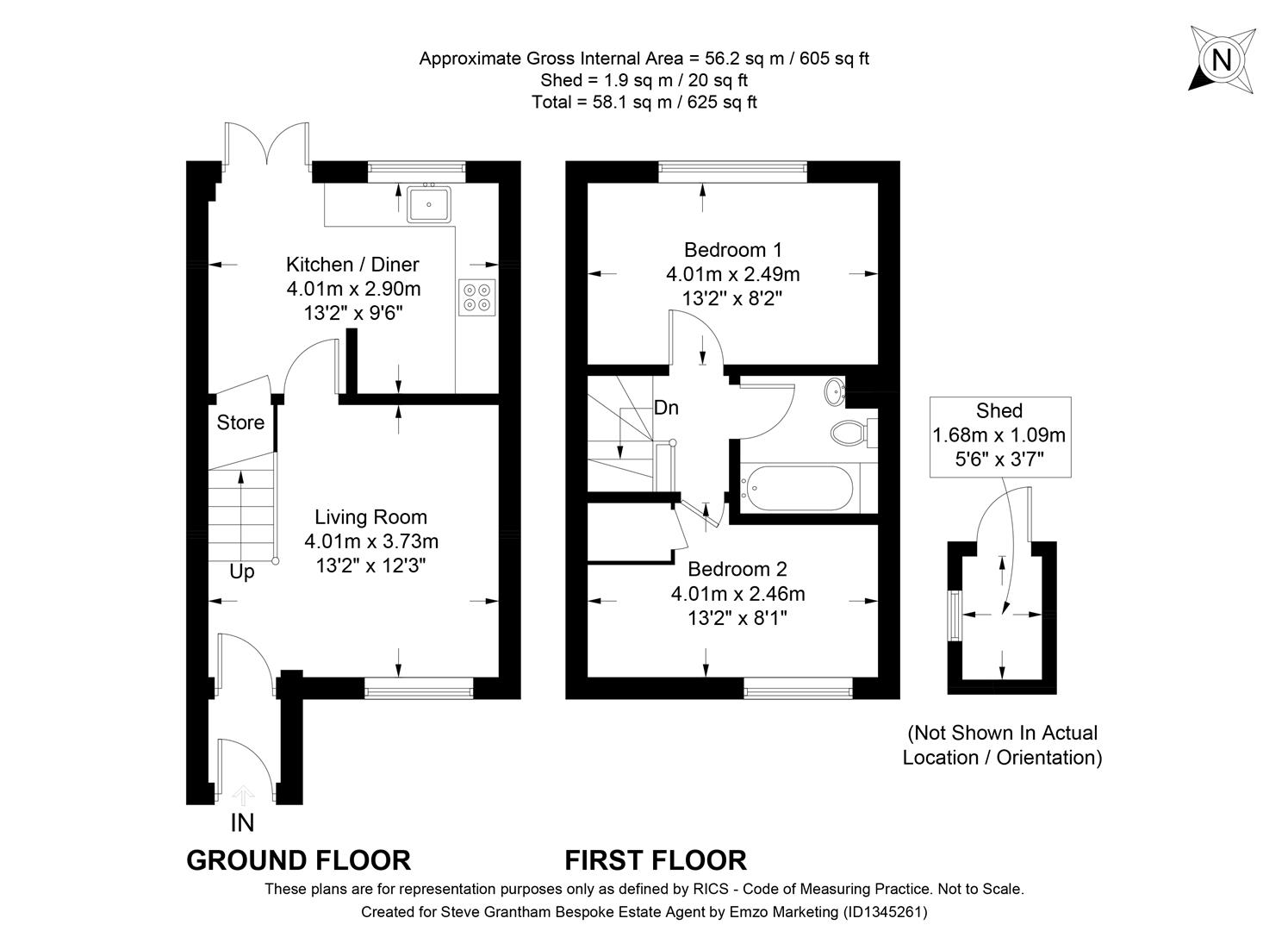 Redwood Grove, Havant floorplan