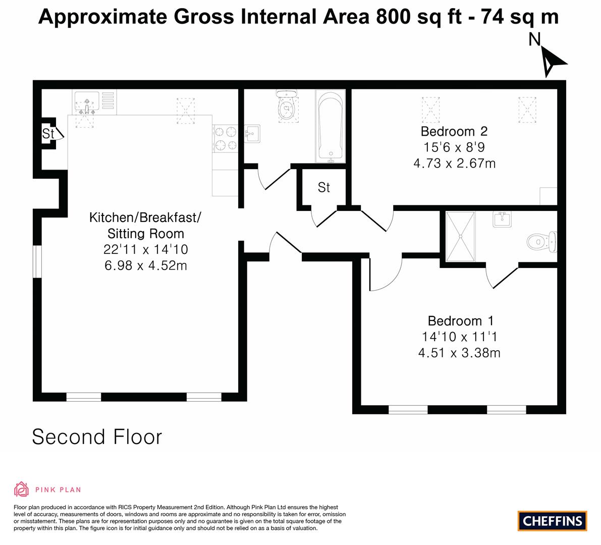 5 Montgomery House, 22, Barton Road, Ely floorplan