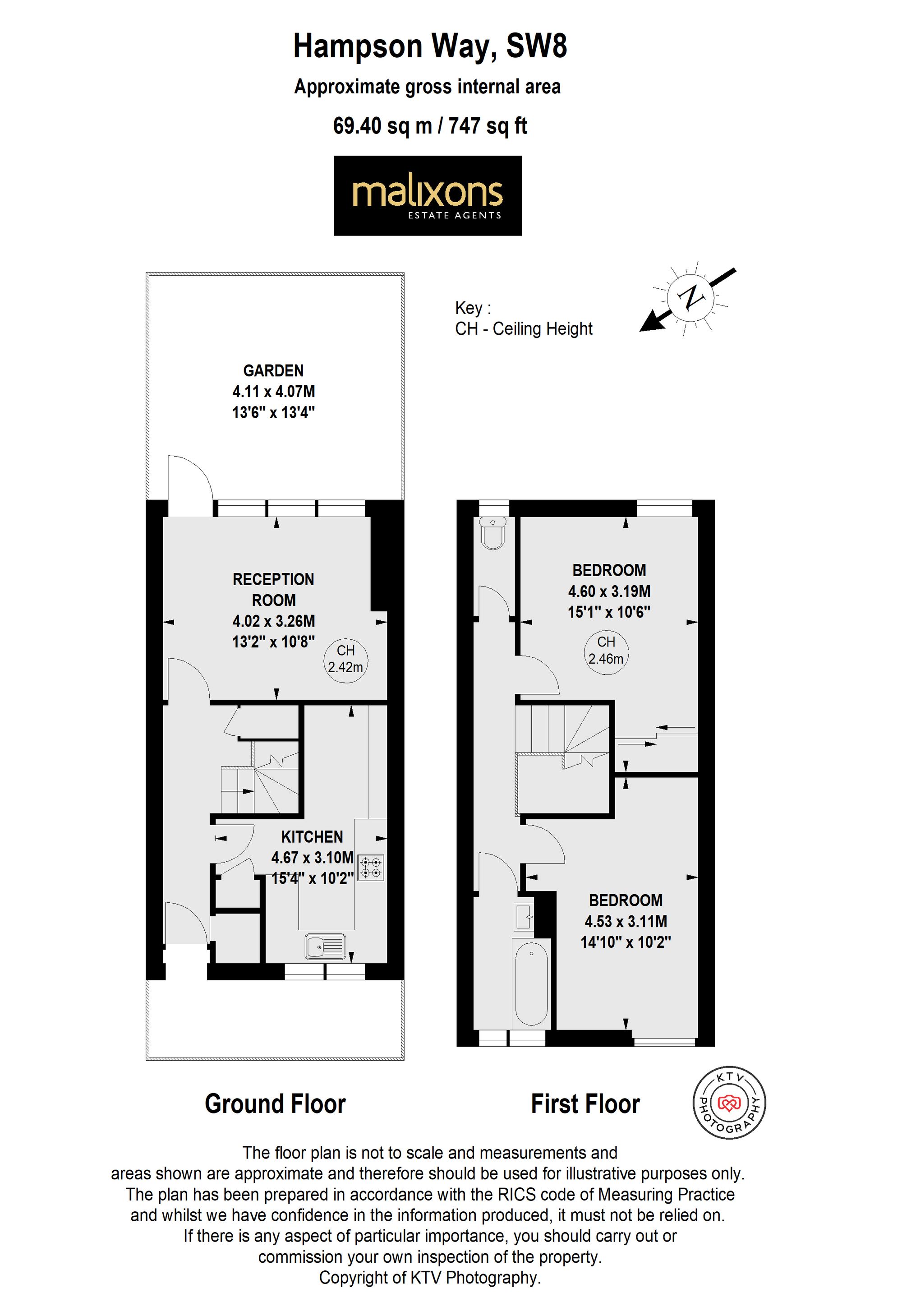 16 Hampson Way, London floorplan