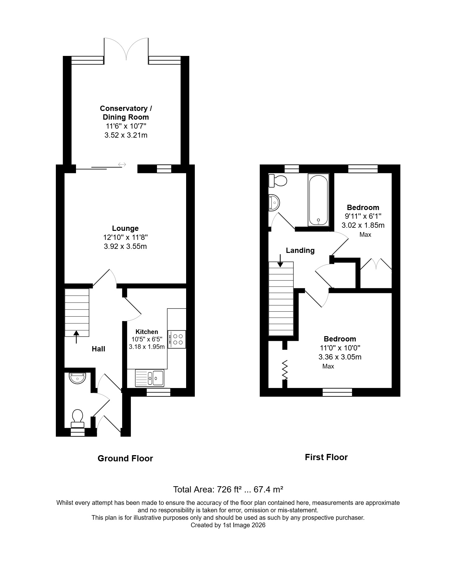 12, Essenhigh Drive, Worthing floorplan