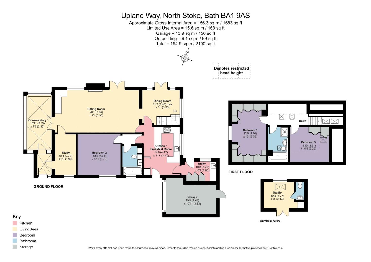 Upland Way, North Stoke, Bath floorplan