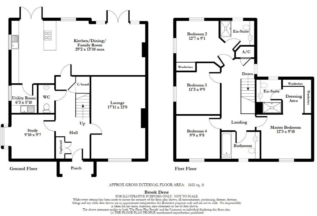 12, Brook Dene, Buckingham floorplan