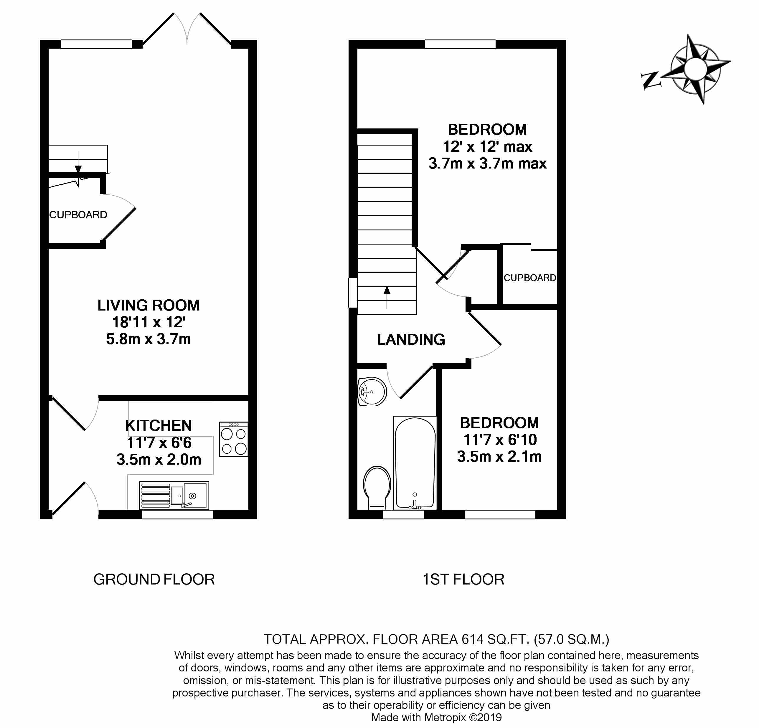 2 Bedrooms End terrace house for sale in Wellesbourne Close, Abingdon OX14