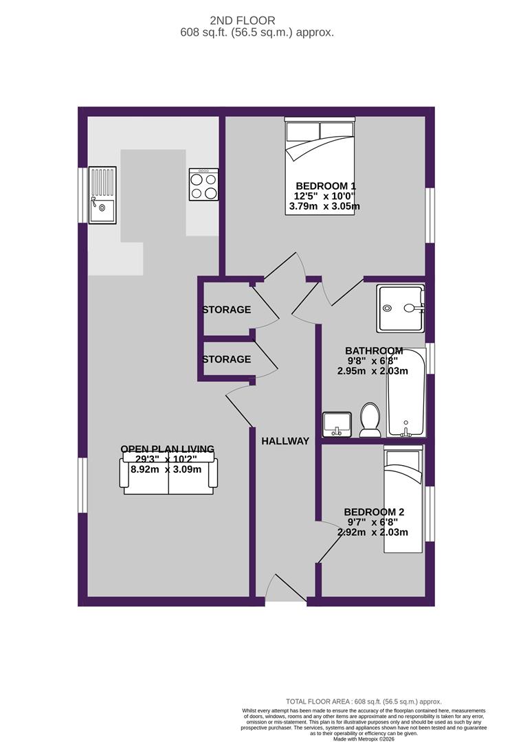 57 Victoria Court, Victoria Lane, Whitefield floorplan