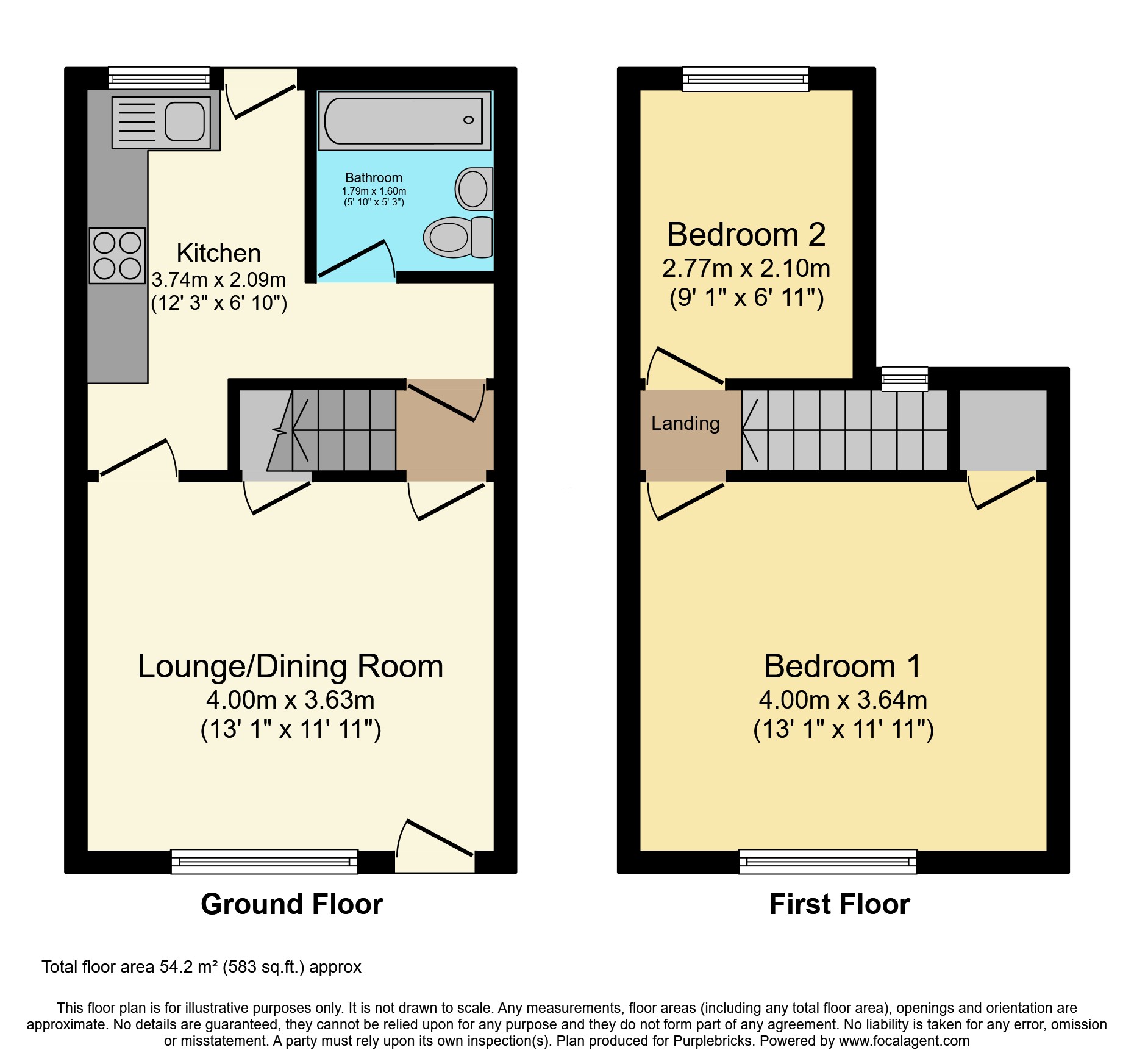 2 bed end terrace house for sale in Lambs Crescent, Banbury OX16