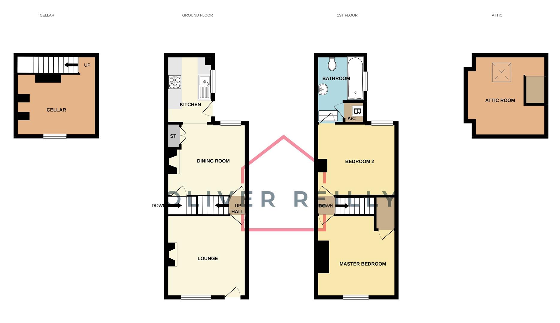 Harcourt Street, Newark NG24, 2 bedroom terraced house for sale