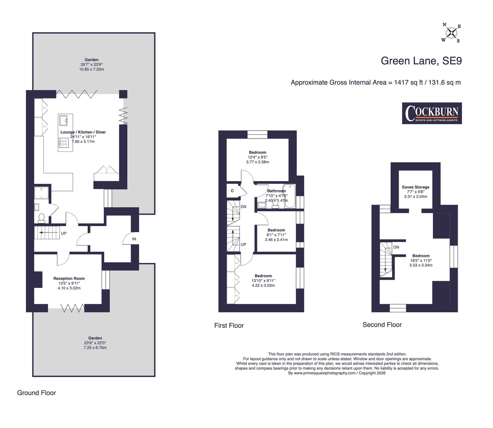 41, Green Lane, London floorplan