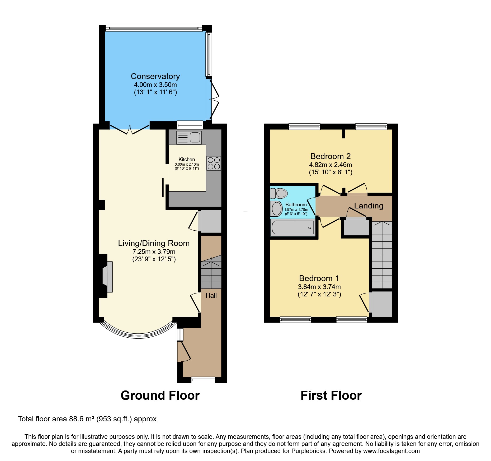 14, Cambrian Street, Tredegar floorplan