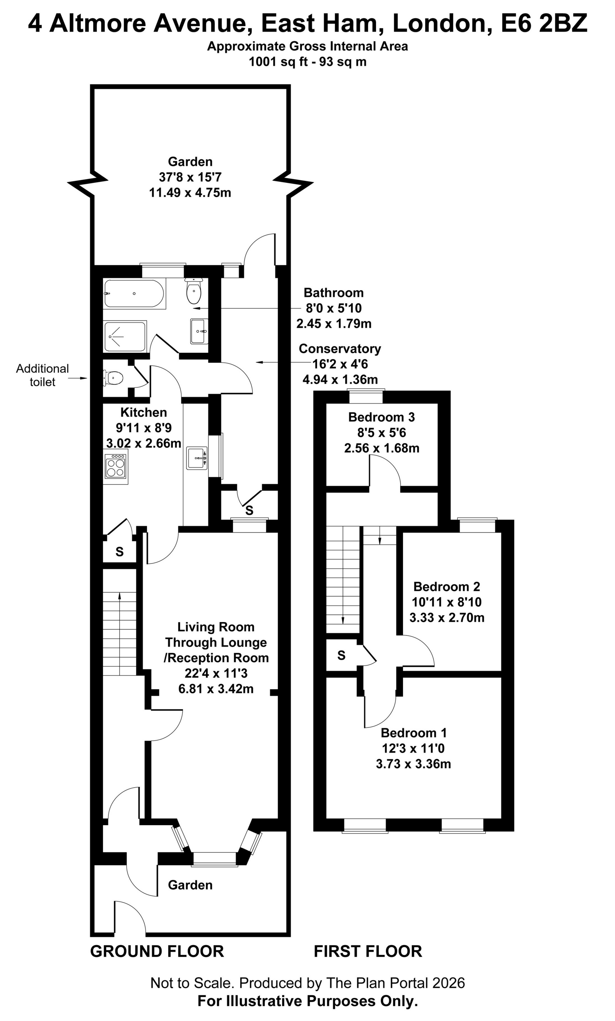 4, Altmore Avenue, East Ham floorplan