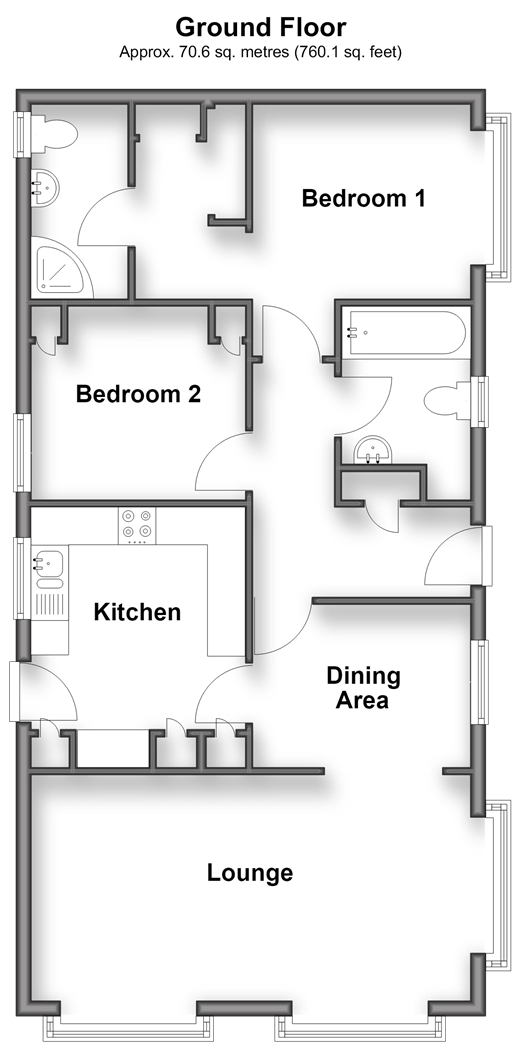 London Road Dunkirk, Faversham floorplan