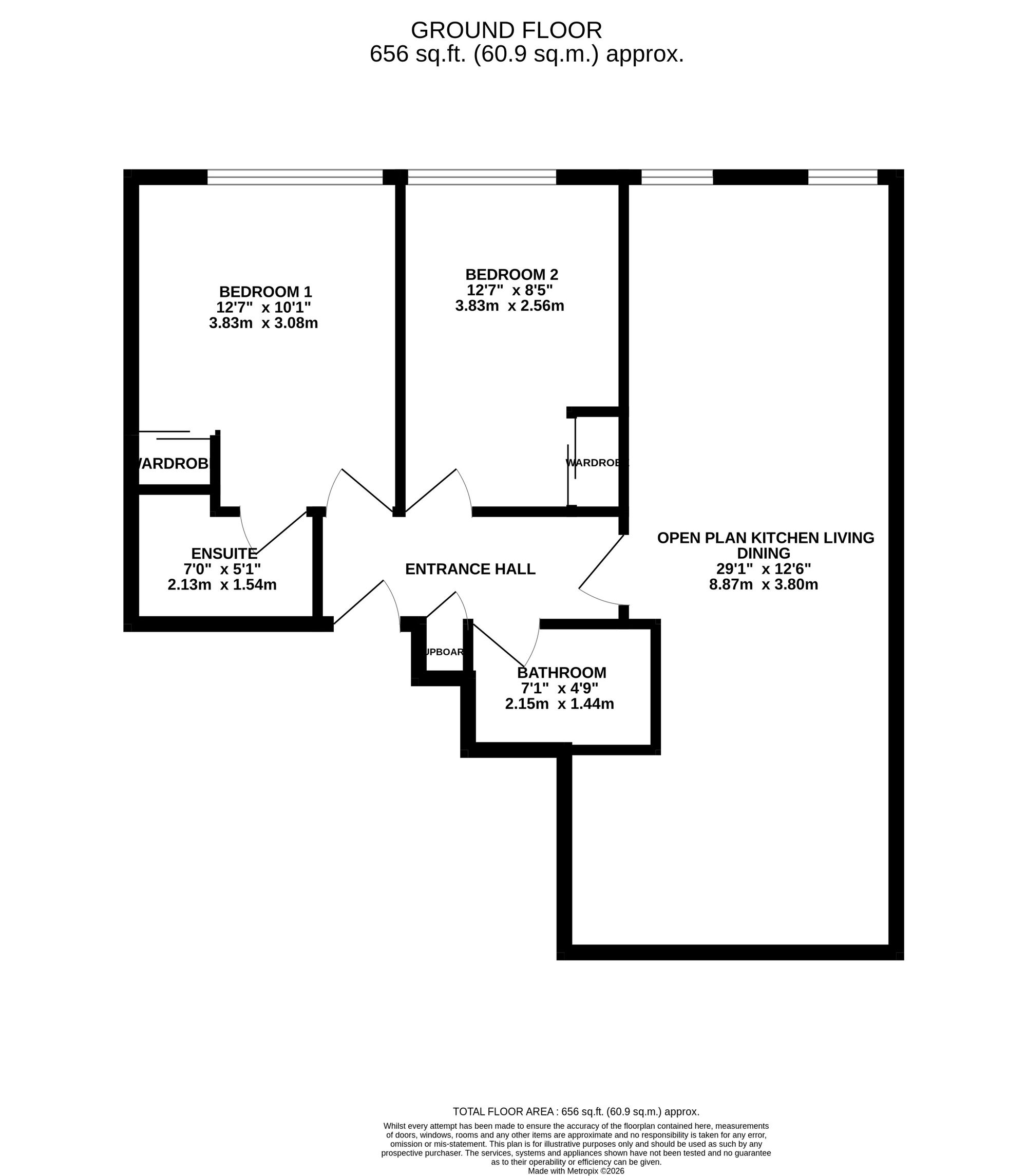 Apt 3, Sovereign House Queensway, Stockport floorplan