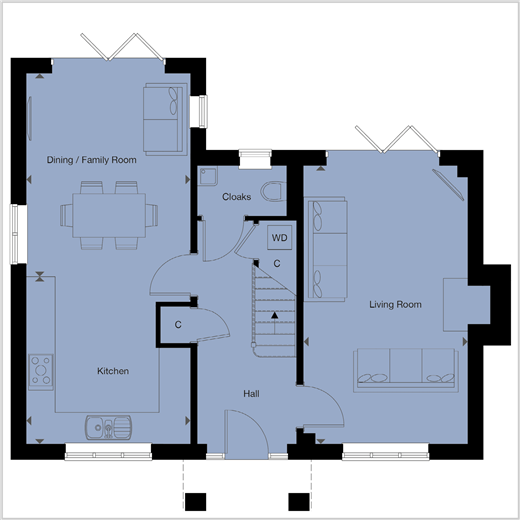 3 Bedrooms Detached house for sale in Newick Hill, Ghyll Croft, Newick, Lewes, East Sussex BN8