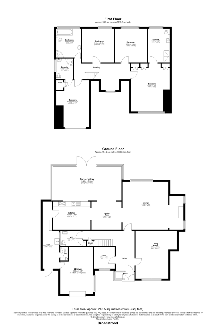 12, Broadstrood, Loughton floorplan