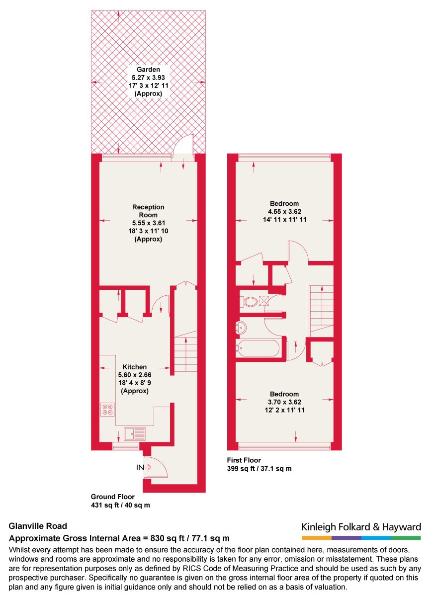 30, Glanville Road, London floorplan